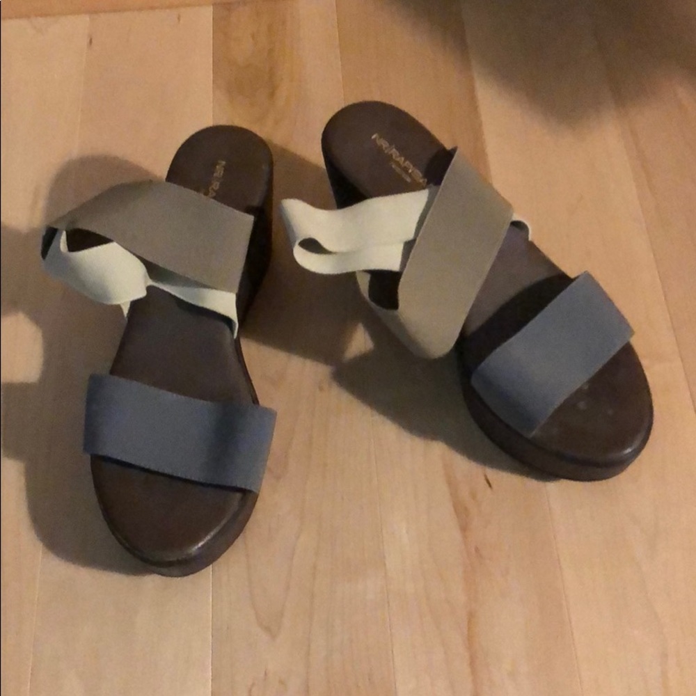 Platform wedge sandals